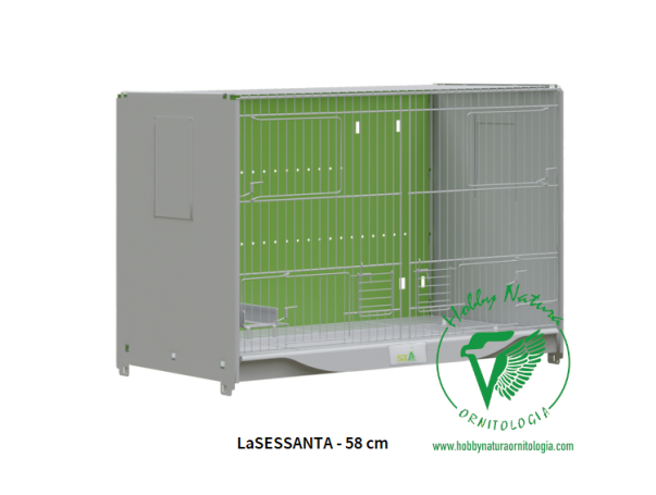 Gabbia LaSESSANTA STA - 58 cm