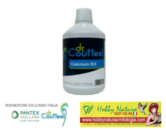 Calcio D3 liquido per uccelli - Dr Coutteel