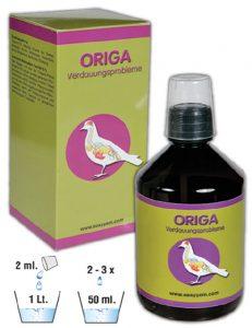 ORIGA contro problemi digestivi degli uccelli