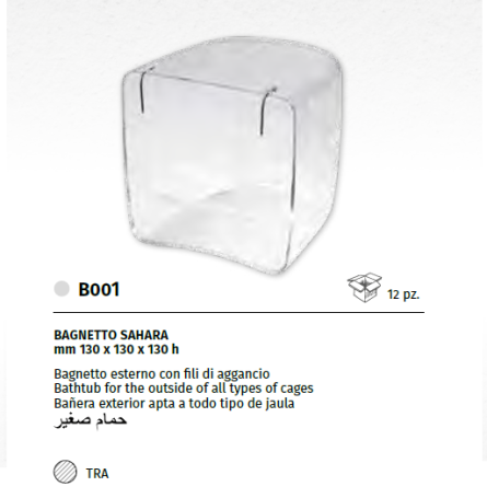 BAGNETTO "SAHARA" Esterno con ganci