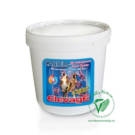 CARDILL mix maintenance Super Premio con erbe officinali misto per cardellini e altri spinus