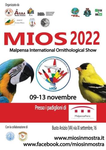 MIOS 2022 Malpensa International Ornithological Show - Busto Arsizio (VA)