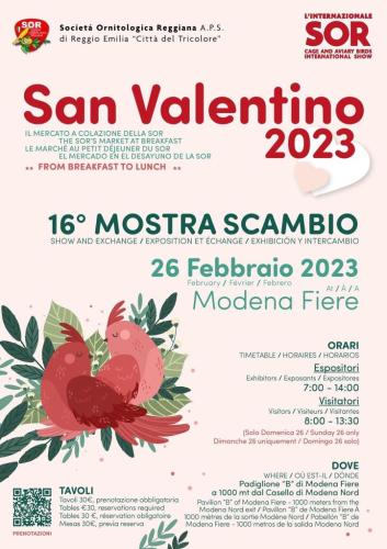 Valentine's Day market 16th ed. - SOR Modena (Italy)
