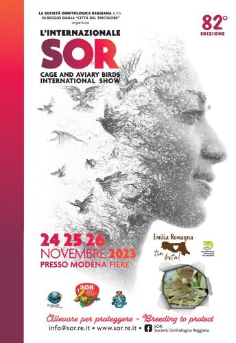 SOR 2023 - Esposizione Ornitologica Internazionale 82° edizione a Modena Fiere