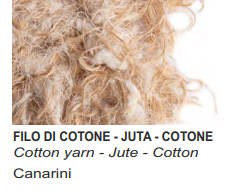 Mixed COTTON YARN-JUTE-COTTON for canary