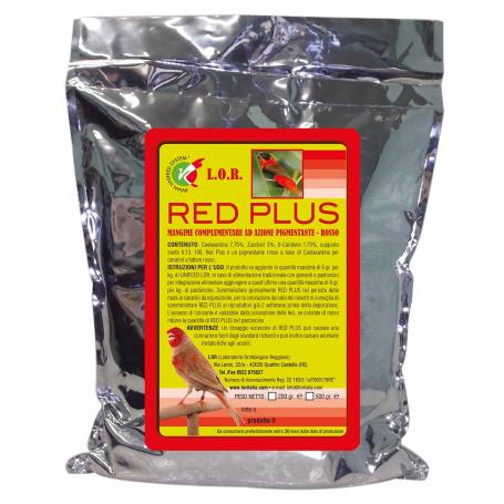 RED PLUS mangime azione pigmentante Rosso - Laboratorio Ornitologico Reggiano