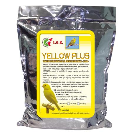YELLOW PLUS feed Yellow pigmenting action - Ornithological Reggiano Laboratory