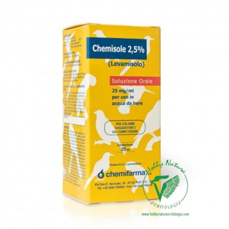 CHEMISOLE 2,5% CHEMIFARMA deworming for birds
