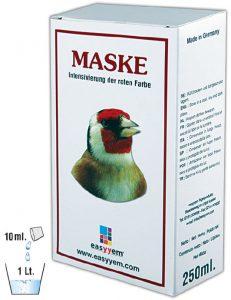 MASKE EASYYEM Red Mask goldfinches birds colourant