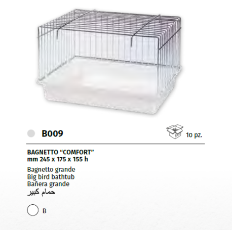 BATHTUB "COMFORT" internal or external cage